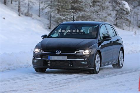 Golf 8 GTI Spied Almost Undisguised Undergoing Winter Testing With 245 ...