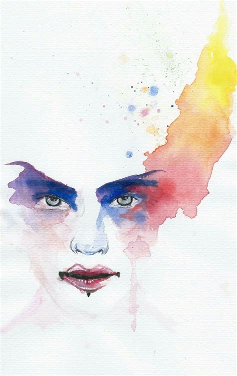 Watercolor painting. #art #watercolor #paint #artz #painting #portrait ...