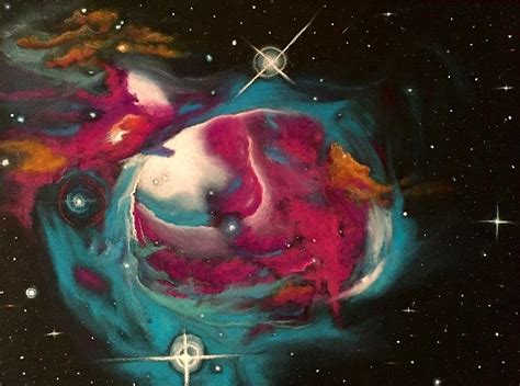 Orion Nebula Drawing by Steven Rocha | Fine Art America