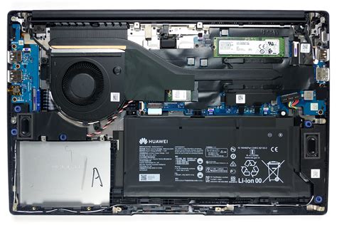 Inside Huawei MateBook D 15 (2020) - disassembly and upgrade options | LaptopMedia.com