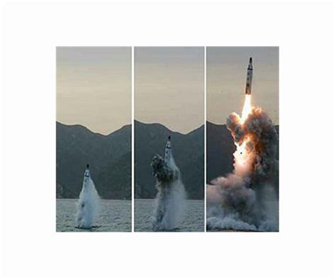 North Korea shows off new submarine-launched missile