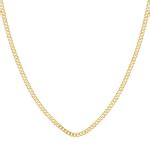14K Dainty Cuban Link Chain Necklace – Baby Gold