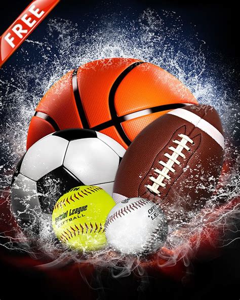 FREE SPORTS BACKGROUND - SPLASH COLLECTION | Free sport, Sports ...