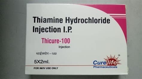 Liquid Thiamine Hydrochloride Injection at Best Price in Surat ...