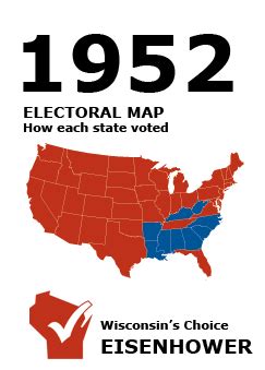 1952 Election - WI Results | Presidential Elections | Online Exhibits | Wisconsin Historical Society