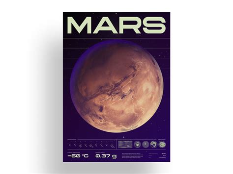 Mars Poster by Kevin Moses on Dribbble