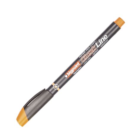 Slim Highlighter Pen Shape Orange