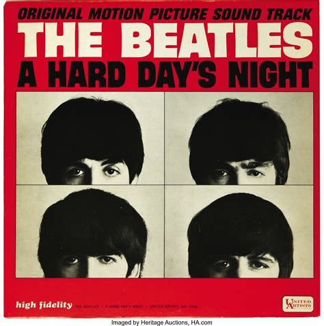 Beatles "A Hard Day's Night" Soundtrack LP United Artists 3366 Mono | Lot #22040 | Heritage Auctions