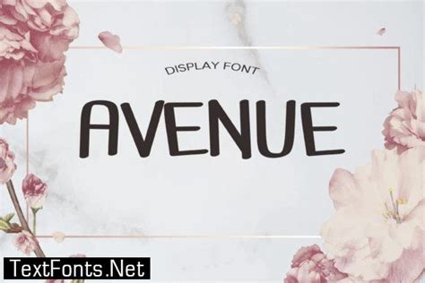 Avenue Font