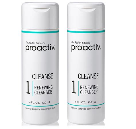 Proactiv - ($50 Value) Proactiv Renewing Acne Cleanser, Face Wash for Acne Prone Skin, 4 Oz - 2 ...