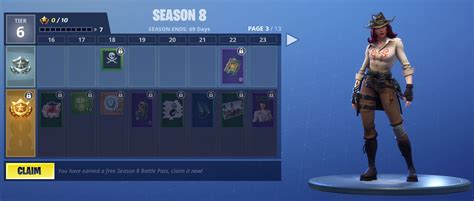 Fortnite Season 8 Battle Pass Rewards - Includes Skins, Wraps, Toys ...