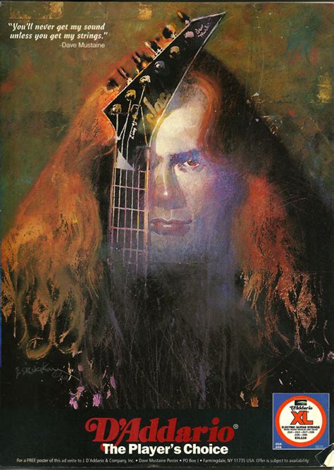 Dave Mustaine's Strings | Equipboard