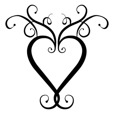 Heart Swirl SVG