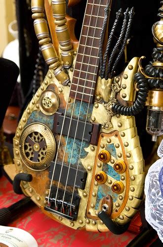 Steampunk Guitar, Norwescon 32 | See more of Molly Friedrich… | Flickr