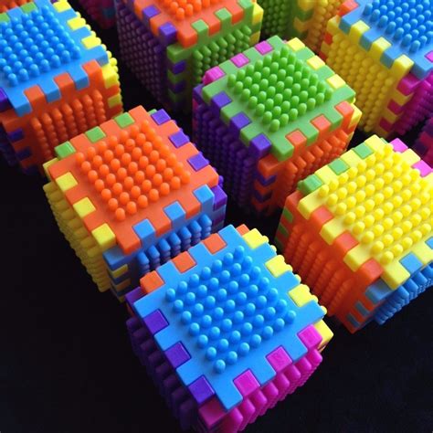 27 Piece Stacking Bristle Blocks and Interconnecting Building Set # ...