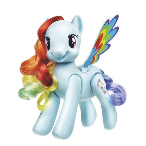 Amazon.com: My Little Pony Flip and Whirl Rainbow Dash Pony Fashion Doll Pet : Toys & Games