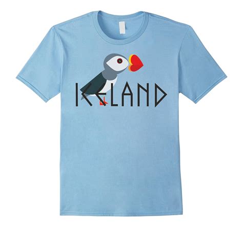 I love Iceland T Shirt Flag of from National Icelandic tee-Art - Artshirtee