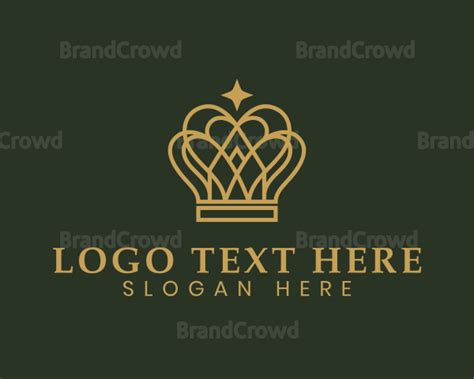 Gold Luxury Crown Logo | BrandCrowd Logo Maker