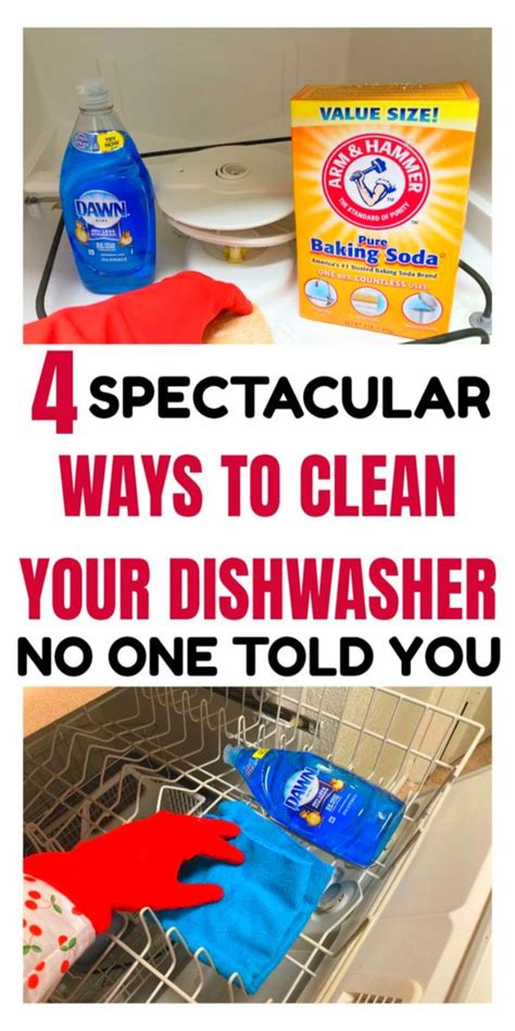 4 MIND-BLOWING WAYS TO CLEAN YOUR DISHWASHER YOU NEED TO KNOW in 2020 | Cleaning your dishwasher ...