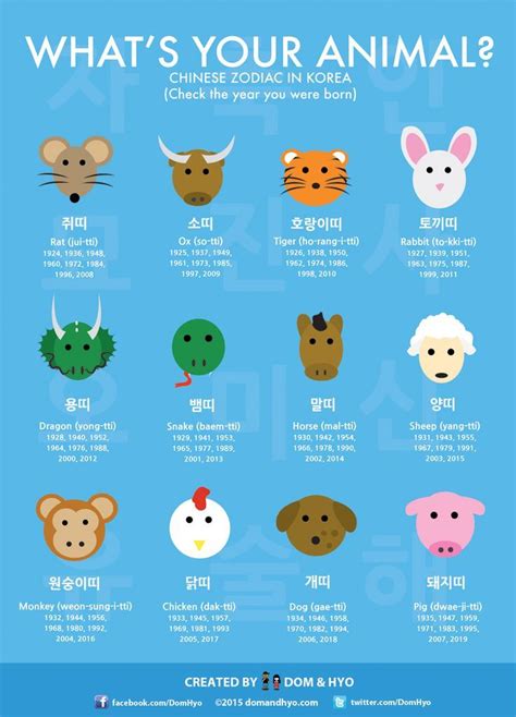 What’s Your Animal? Chinese Zodiac in Korea | Learn korean, Korean language, Korean words