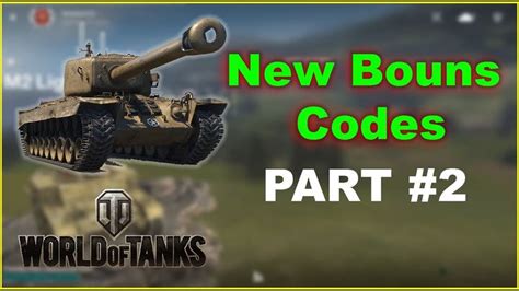 ⚠NEW⚠ World of tanks Codes Part #2 wot codes - World of tanks Blitz ...