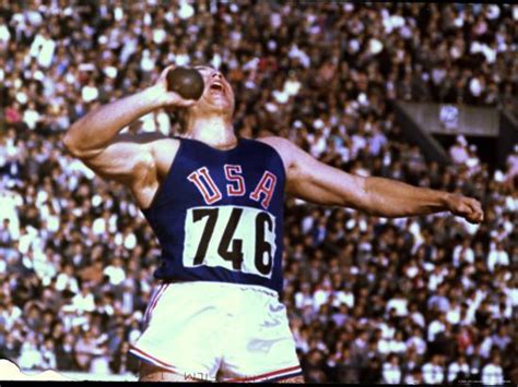 'US Athlete in Action During the Shot Put at the Summer Olympics' Photographic Print - John ...