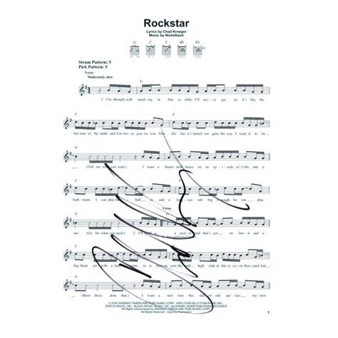 Nickelback Rockstar Guitar Chords