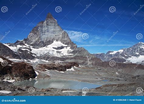 The Cervin stock photo. Image of range, cervin, glacier - 41086368