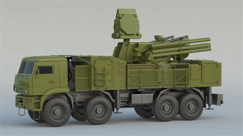 Sam pantsir s1 sa-22 3D model - TurboSquid 1532428