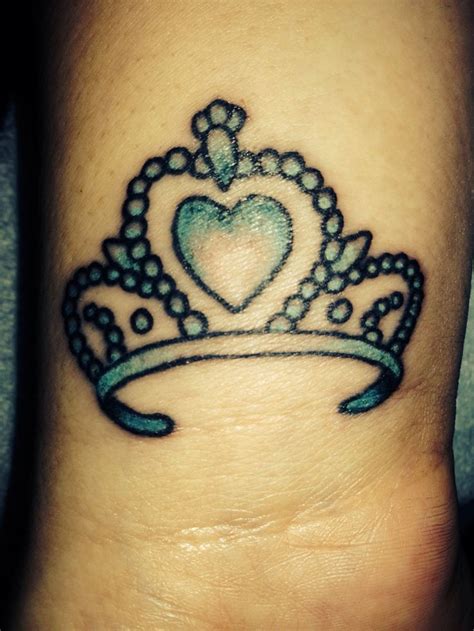 Princess tiara tattoo | Body Art | Pinterest