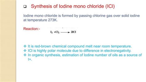 INTER HALOGENS COMPOUNDS PPT.pptx....... | PPT