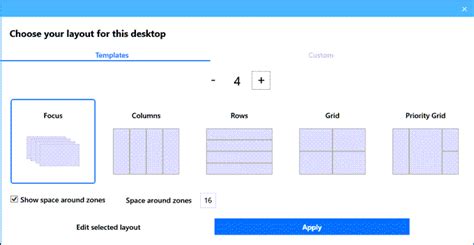 Choose-Layout-for-FancyZones - WindowsChimp