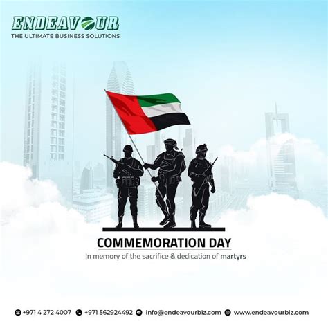 UAE Commemoration Day | Commemoration, Business solutions, Brochure design