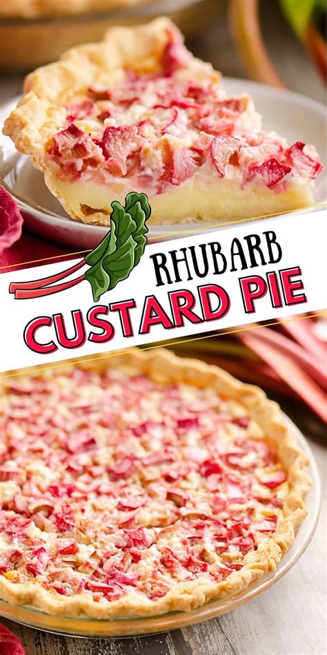 Rhubarb Custard Pie