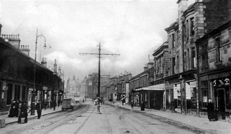 Tour Scotland: Old Photograph Windmill Street Motherwell Scotland