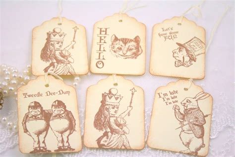 Alice in Wonderland Gift Tags | Alice in wonderland gifts, Gift tags ...