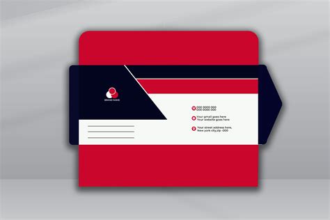 Business Card Envelope Design Graphic by VMSIT · Creative Fabrica