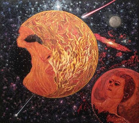 Mysterious space Venus Mars Mercury Painting | Painting, Fantasy ...