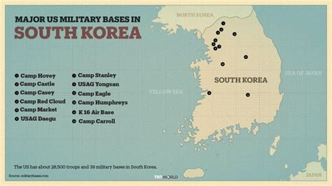 Us Military Bases South Korea Map