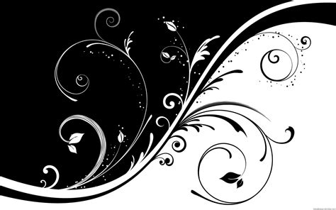 Abstract Art Black And White Backgrounds Wide HD Wallpapers For ... Desktop Background