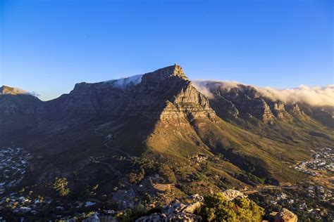 Table Mountain - Cape Town, South Africa as seen from Lion's Head at ...