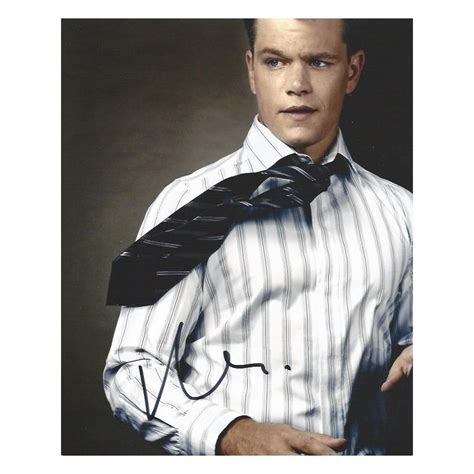 Matt DAMON Autograph