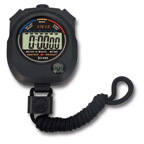 Waterproof Digital LCD Stopwatch Chronograph Timer Hour Meter Counter Sports Alarm Stopwatch ...