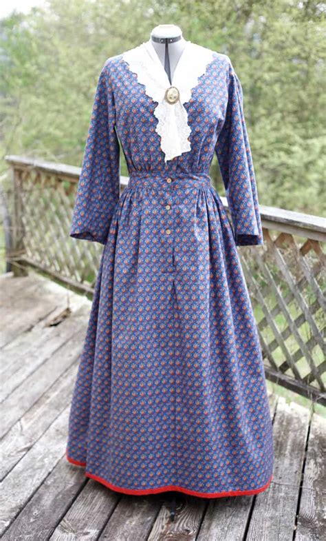 1870s homesteader dress – Maggie May Clothing- Fine Historical Fashion