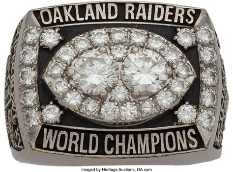 1980 Oakland Raiders Super Bowl XV Championship Ring Presented to | Lot ...