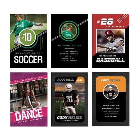 Sports Trading Card Template