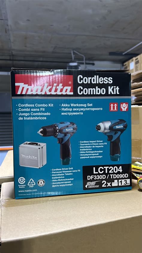 Makita dual drill Combo kit - LCT204, Furniture & Home Living, Home ...