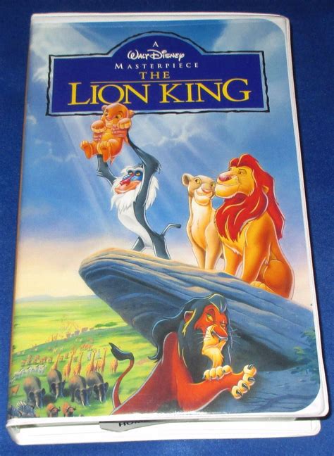 The Lion King Vhs 1995