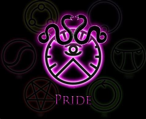 Pride Seven Deadly Sins Symbol