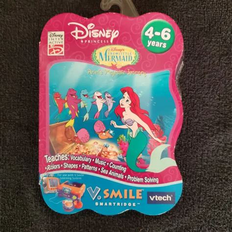 VTECH V.SMILE DISNEY The Little Mermaid Ariel's Majestic Journey ...